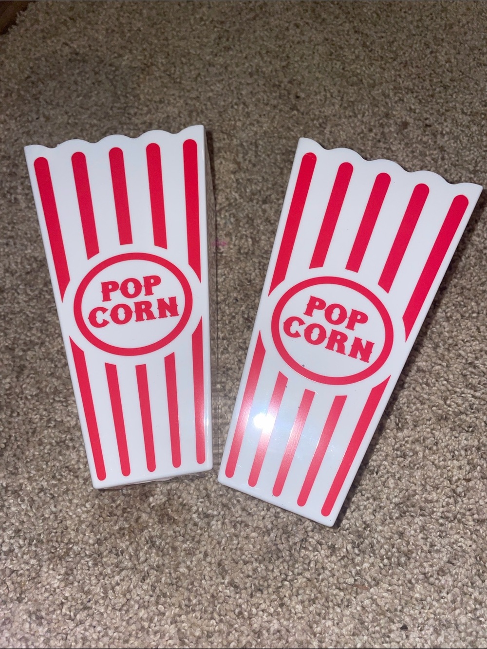Red & White Popcorn Classic Party Serving Containers